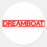 Dreamboat Stamp Classic Round Sticker