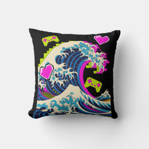 Dreamcast Waves Throw Pillow