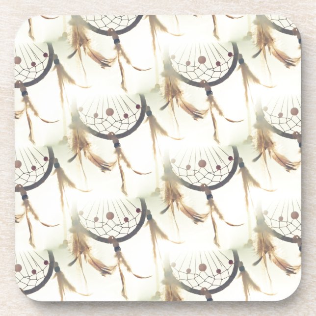 dreamcatcher beverage coaster (Front)