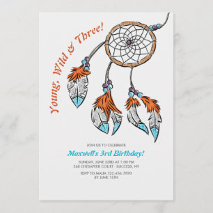 Dreamcatcher Birthday Invitation