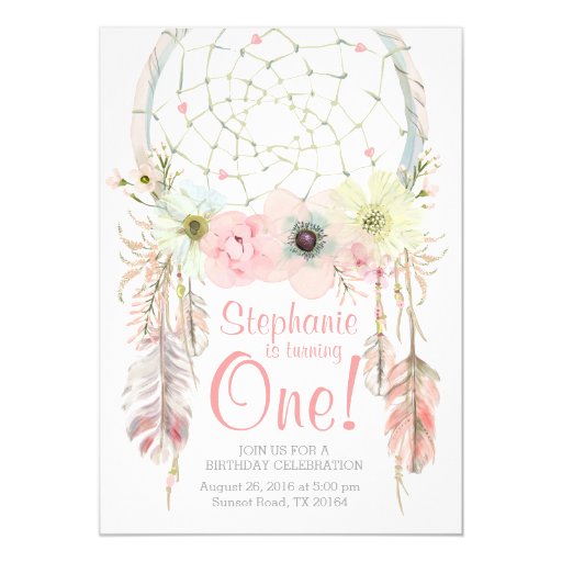 Boho Invitation Template 4