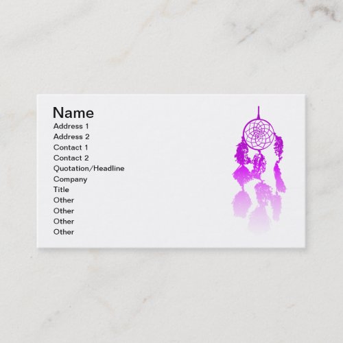 Dreamcatcher Business Card Template