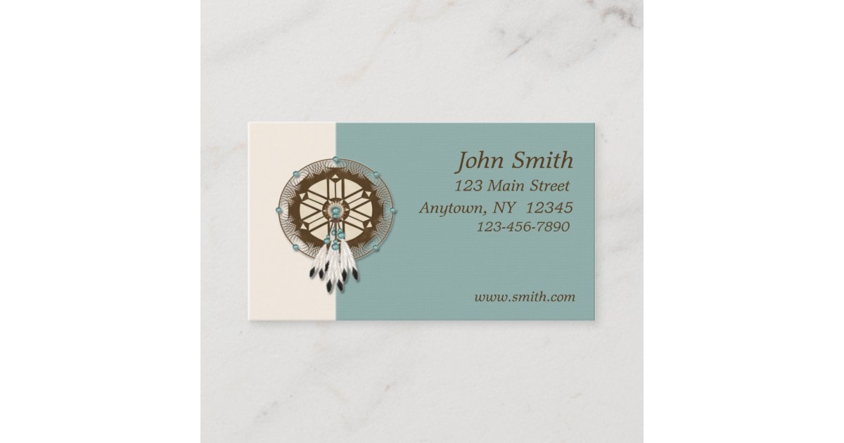 Dreamcatcher Business Card Zazzle