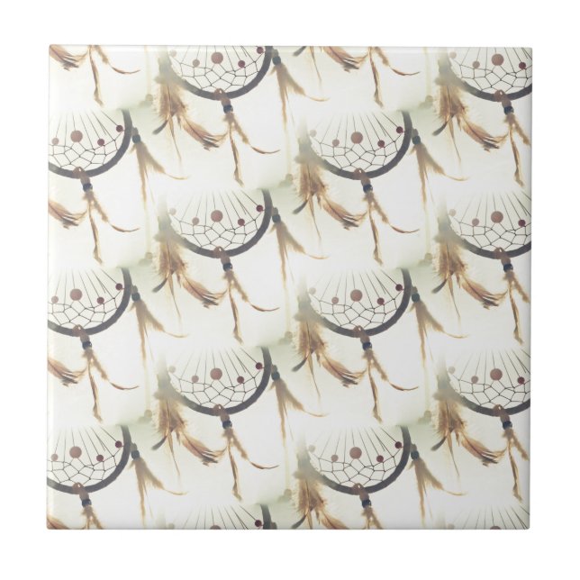 dreamcatcher ceramic tile (Front)