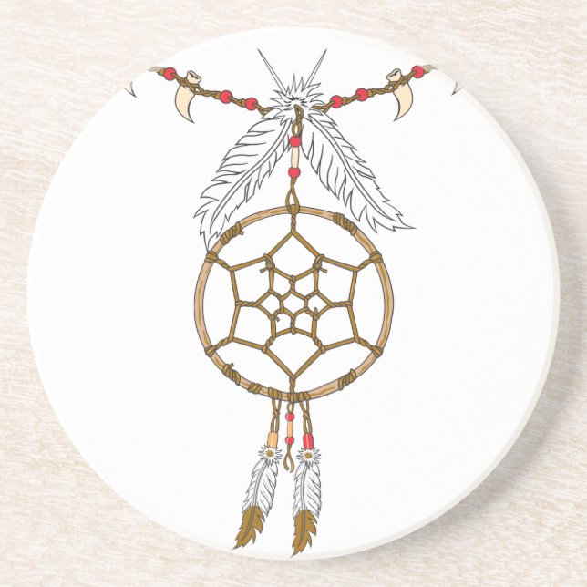 DreamCatcher Drink Coaster (Front)