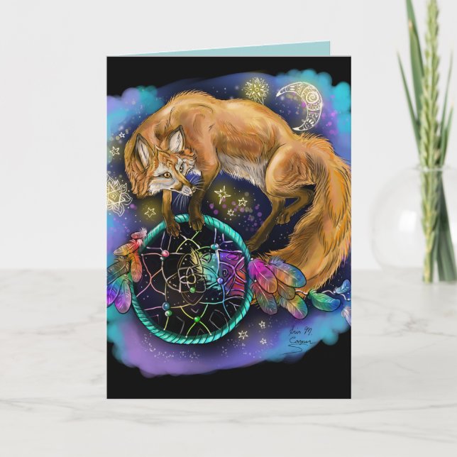 DreamCatcher Fox Card (Front)