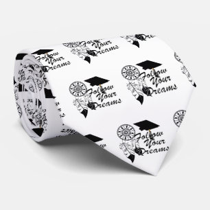 Dreamcatcher Grad Cap Graduation Neck Tie