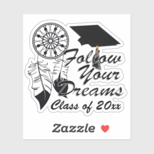 Dreamcatcher Graduation Sticker
