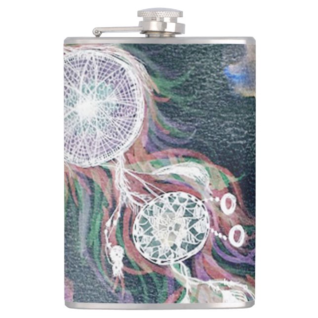 Dreamcatcher Hip Flask (Front)