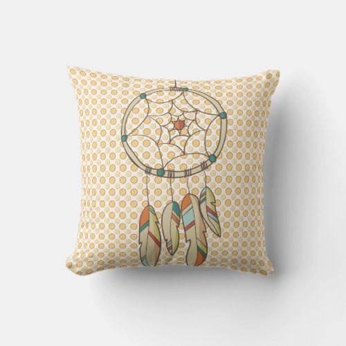 Dreamcatcher II Throw Pillow