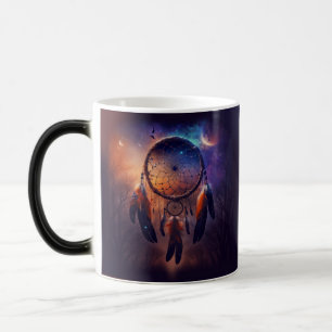 Dreamcatcher in forest forest                      color morph mug 
