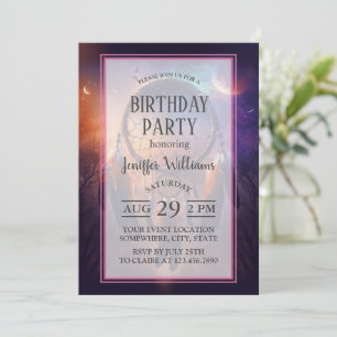 Dreamcatcher in forest forest invitation