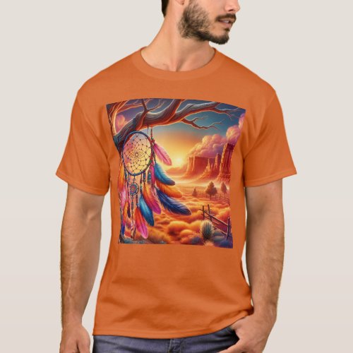Dreamcatcher in the Southwestern Desert T_Shirt