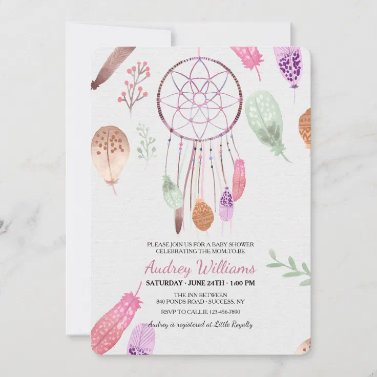 Dreamcatcher Invitation | Zazzle