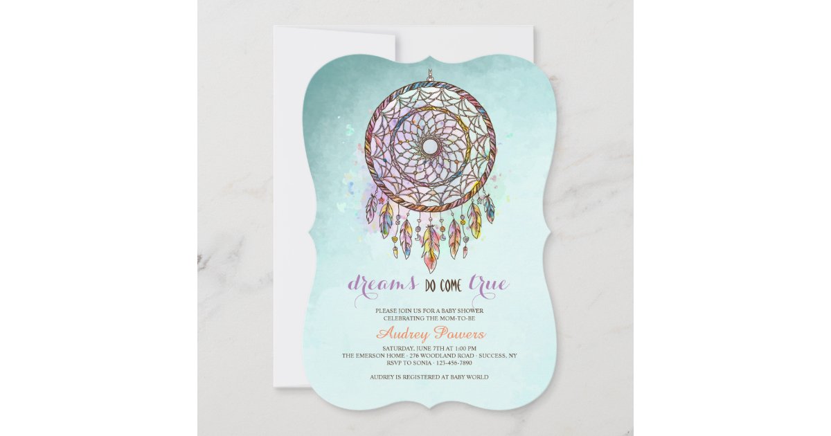 Dreamcatcher Invitation | Zazzle