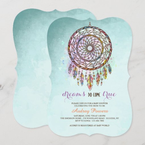 Dreamcatcher Invitation | Zazzle