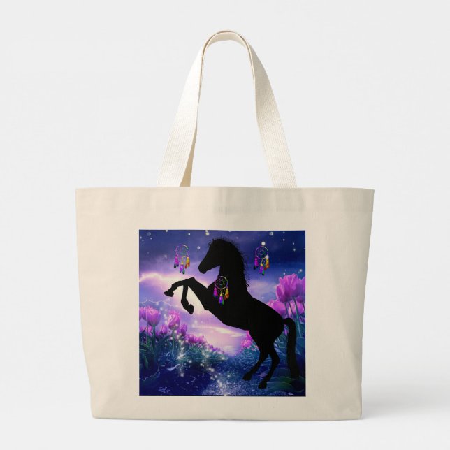 Dreamcatcher Large Tote Bag (Back)