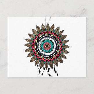 Dreamcatcher Mandala Postcard