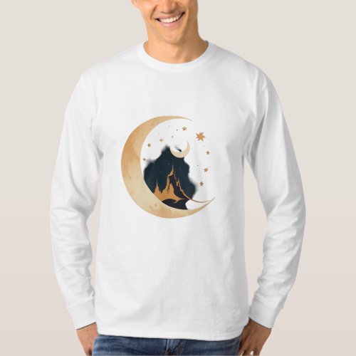 Dreamcatcher Moon Embrace the Nights Enchantment T_Shirt