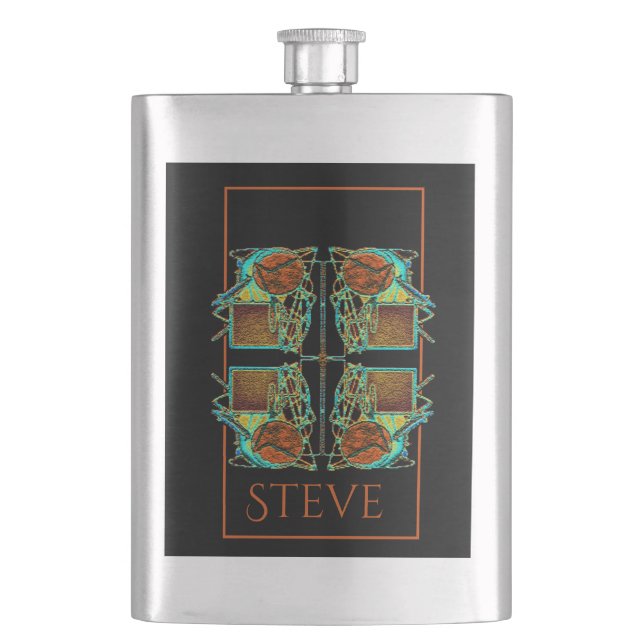 Dreamcatcher Personalized Flask (Front)