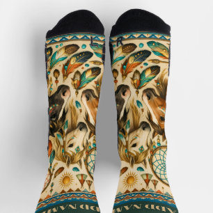 Dreamcatcher Ponies Socks