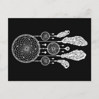 Dreamcatcher - Postcard (Black)
