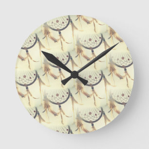 dreamcatcher round clock