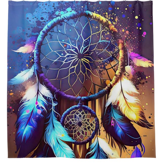 Dreamcatcher Shower Curtain (Front)