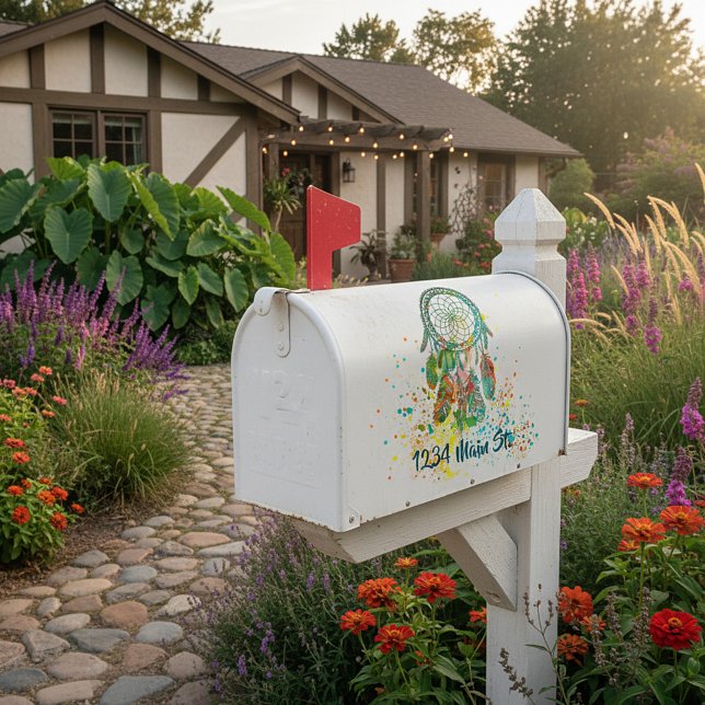 Dreamcatcher splatter mailbox sticker (Creator Uploaded)