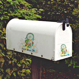 Dreamcatcher splatter mailbox sticker
