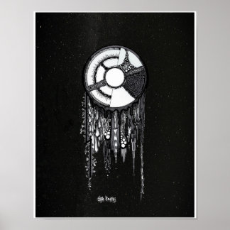 Dreamcatcher - Starry Background Poster