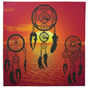 Dreamcatcher Sunset Cloth Napkin