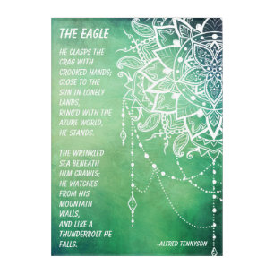 Dreamcatcher, The Eagle Poem Acrylic Print