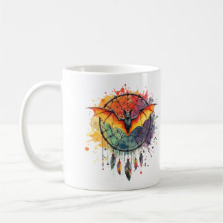 Dreamcatcher with Bat Coffee Mug