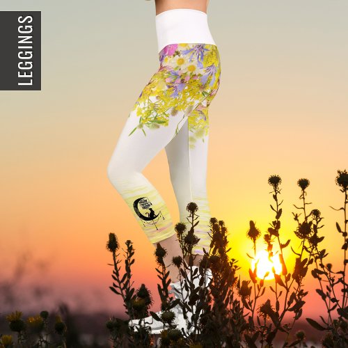 Dreamcatcher with cat  Follow your dreams Capri Leggings