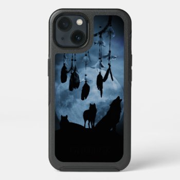 Dreamcatcher Wolves Iphone 13 Case by FantasyCases at Zazzle