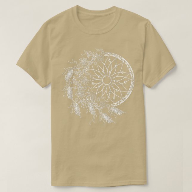 Dreamcatcher Zen Meditation Boho Bohemian T-Shirt (Design Front)