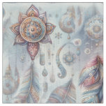 Dreamcaters in a Bohemian theme Fabric