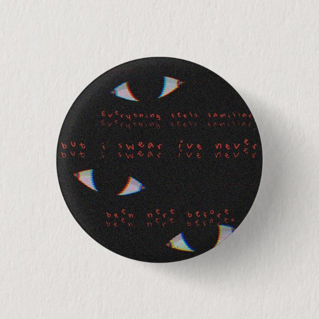 Dreamcore Vinyl Sticker - Eyes Button (Front)