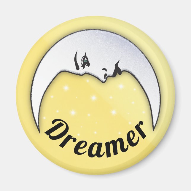 Dreamer Moon  Magnet (Front)