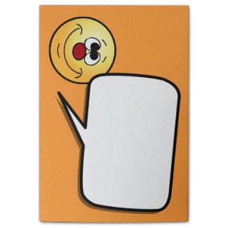 Dreamer Smiley Face Grumpey Post-It Notes