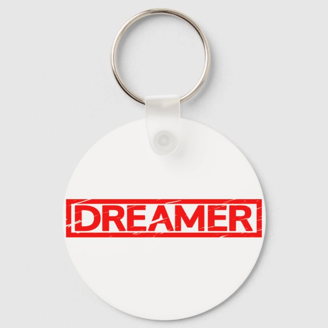 Dreamer Stamp Keychain (Front)