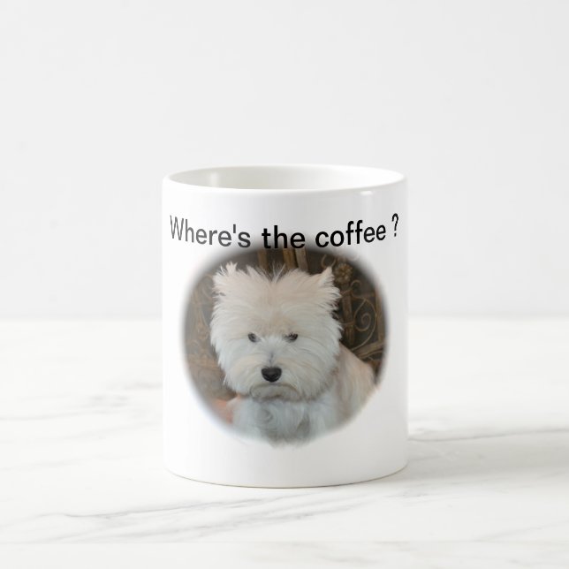 Dreamer the pesky westie coffee mug (Center)