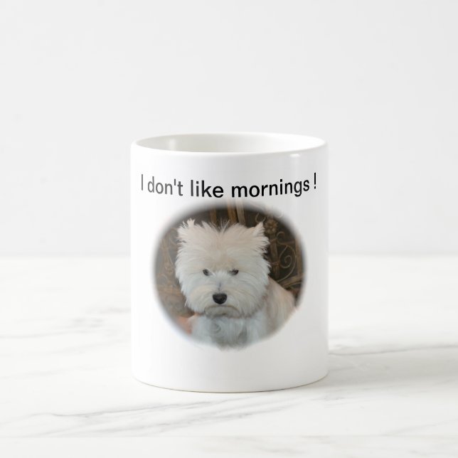 Dreamer the pesky westie coffee mug (Center)