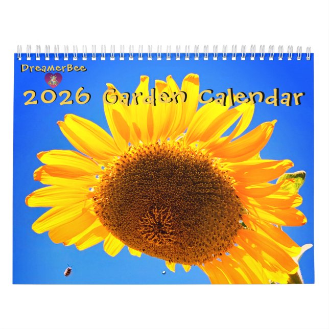 DreamerBee 2026 Garden Calendar (Cover)