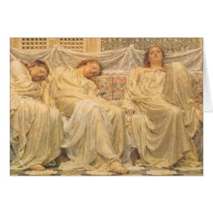 Dreamers by Albert Joseph Moore, Victorian Art Cards