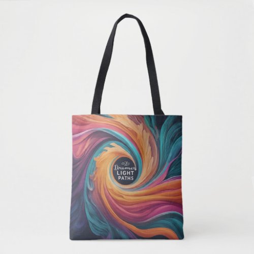 Dreamers Light Paths Tote Bag