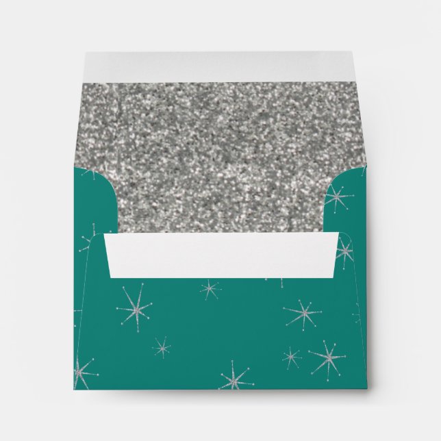 Dreaming a of Retro Christmas Envelope (Back (Bottom))