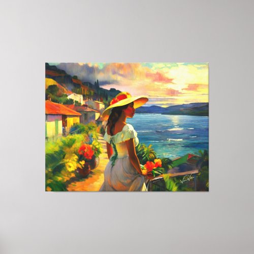 Dreaming By The Lake Canvas Print