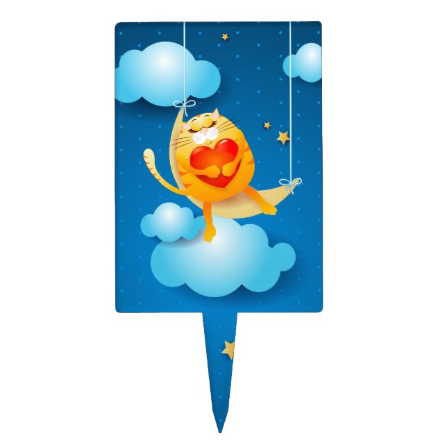 Dreaming Cake Topper (Front)